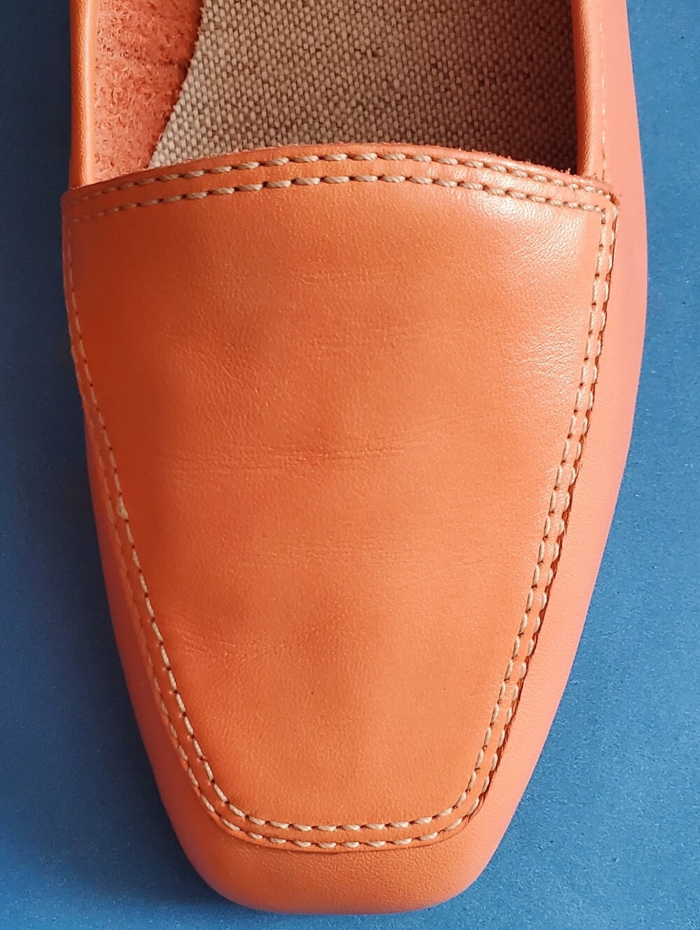 Enzo Angiolini Coral Leather Liberty Loafers - Picture 4 of 7